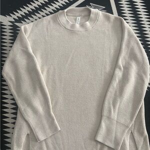 Lululemon athletica Cream Crewneck Sweater